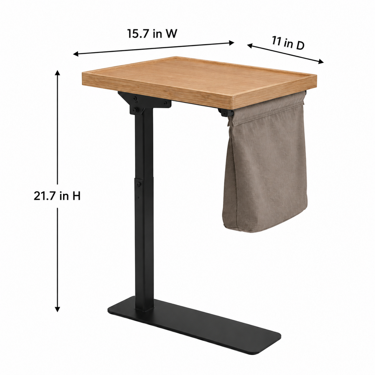 GOMEZ PULSE ReachRest Sofa Caddy Table