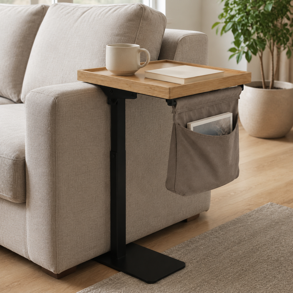 GOMEZ PULSE ReachRest Sofa Caddy Table