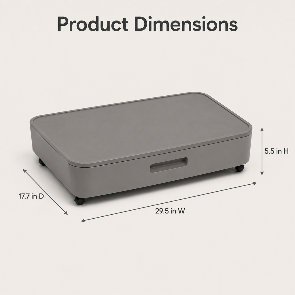 GOMEZ PULSE SlideArc Under-Sofa Storage Dock